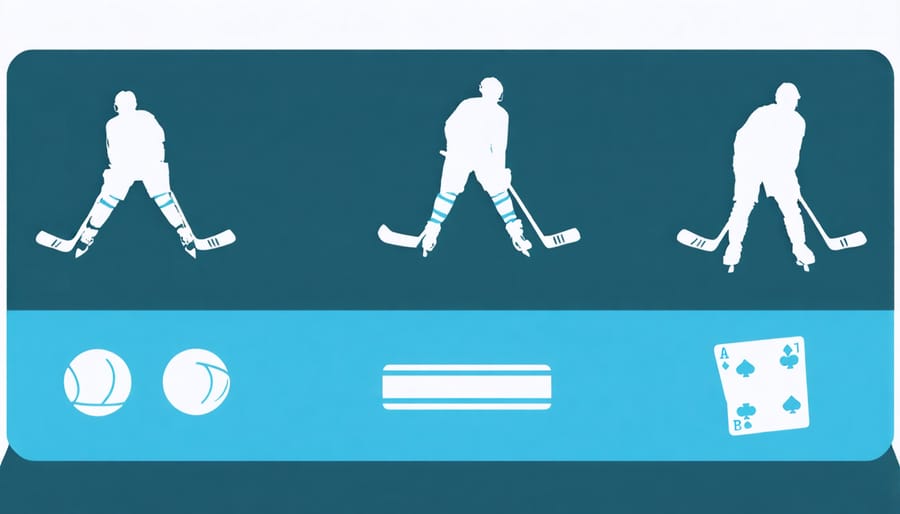 Visual chart displaying key warning signs of gambling behavior in young athletes